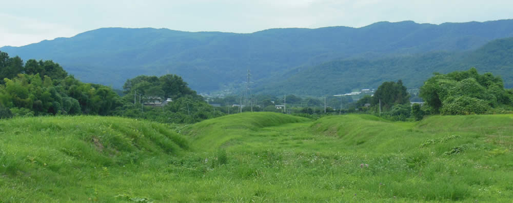 阿津賀志山防塁 二重堀地区 1